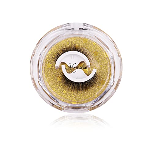 MAYCREATE 2 Pairs Reusable 3D False Eyelashes Long Natural Look Self-Adhesive Eyelashes Magnetic and Waterproof Fake Eyelashes For Girls Women (02 Wild) MAYCREATE 2 Pairs Reusable 3D False Eyelashes Long Natural Look Self-Adhesive Eyelashes Magnetic and Waterproof Fake Eyelashes For Girls Women (02 Wild)